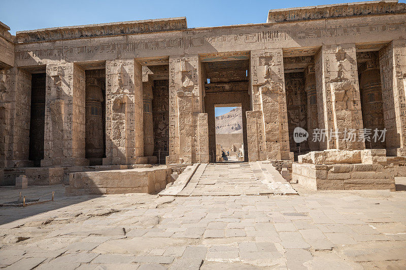 Medinet Habu神庙的第二庭院